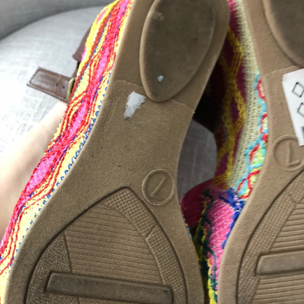 Call It Spring Boho Embroidered Platform Wedge - image 7